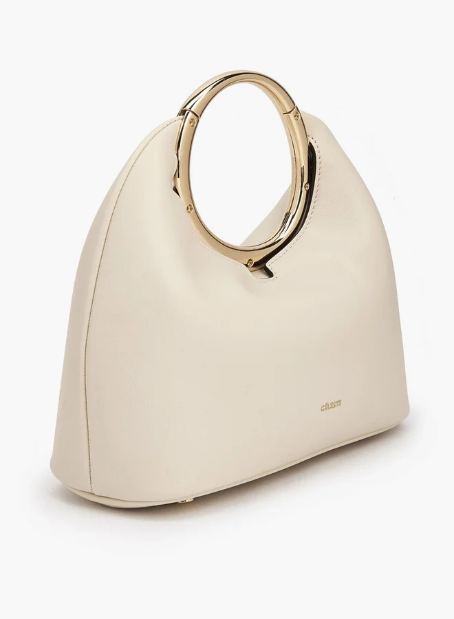 سيليست Solid Shoulder Bag With Chain Handle